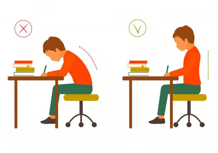good-posture-at-school-760×536 proper posture at school desk