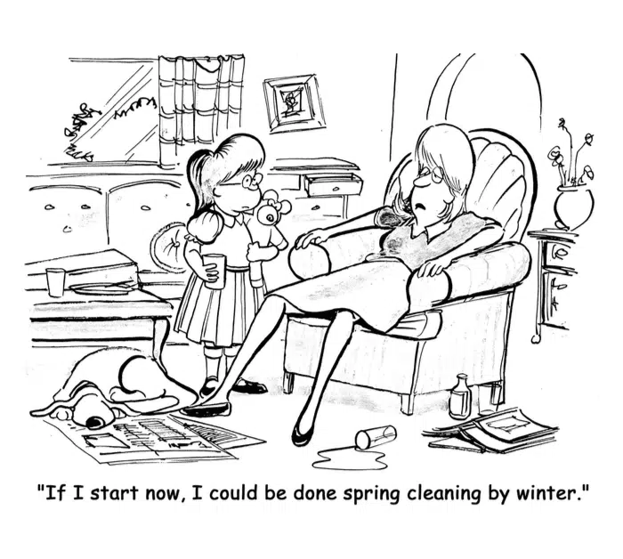 Spring Cleaning Comic spring cleaning comic