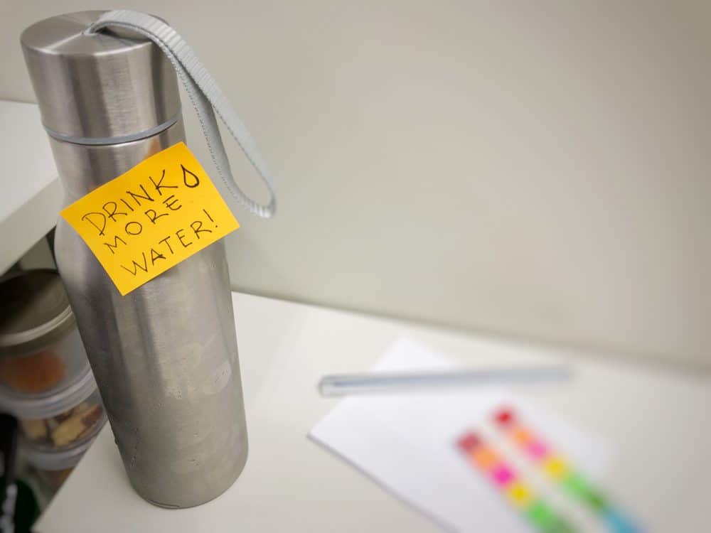 reminder to drink water