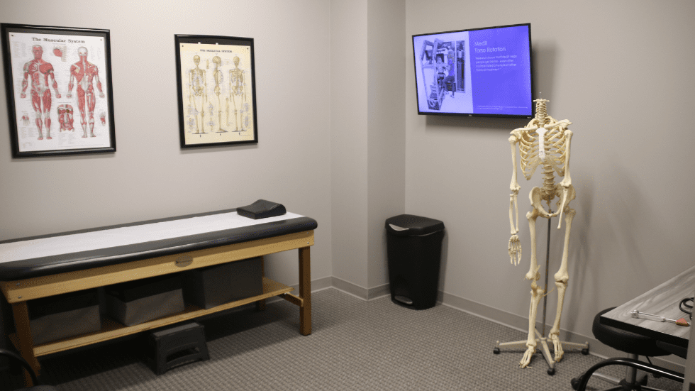 iSpine Rehab Clinics consultation room in Edina, Minnesota