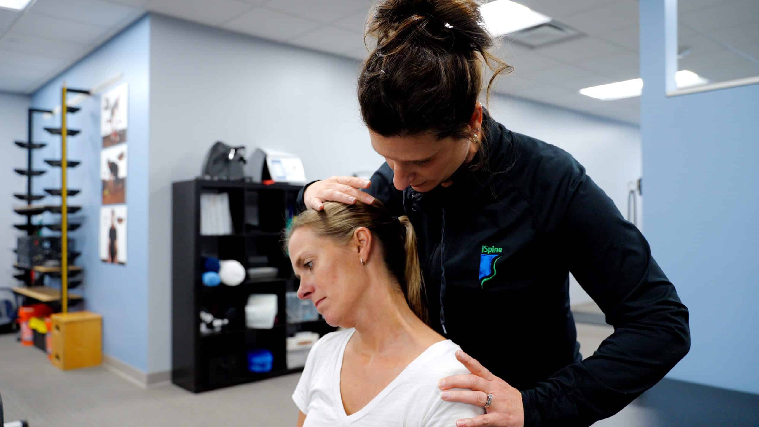 iSpine Rehab cervical neck muscle release technique